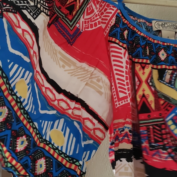 Beautiful Boho Off the Shoulder Shirt - Picture 6 of 6